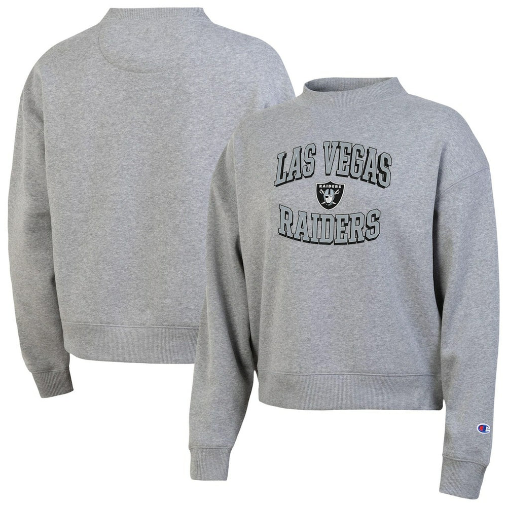 Las Vegas Raiders Champion Women's Triumph Tri-Blend Sweatshirt - Gray sale