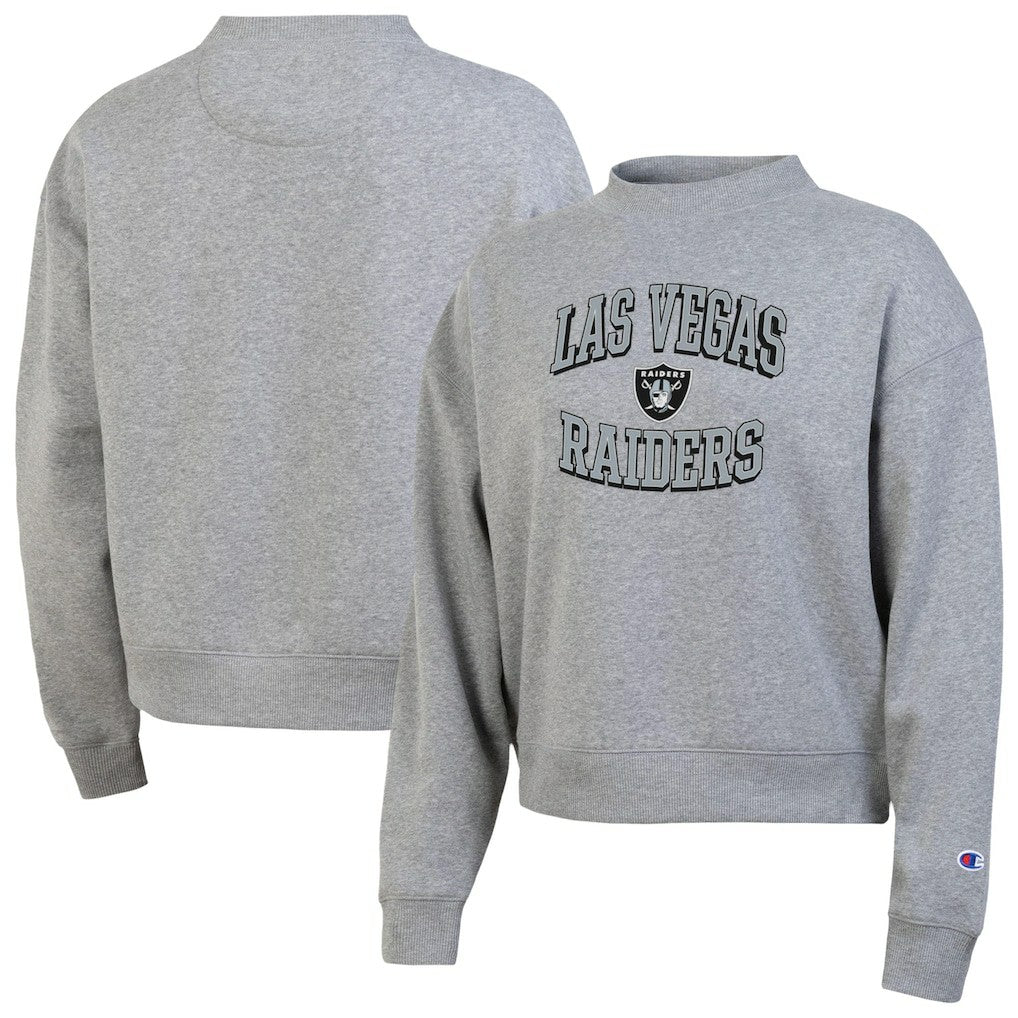 Las Vegas Raiders Champion Women's Triumph Tri-Blend Sweatshirt - Gray sale