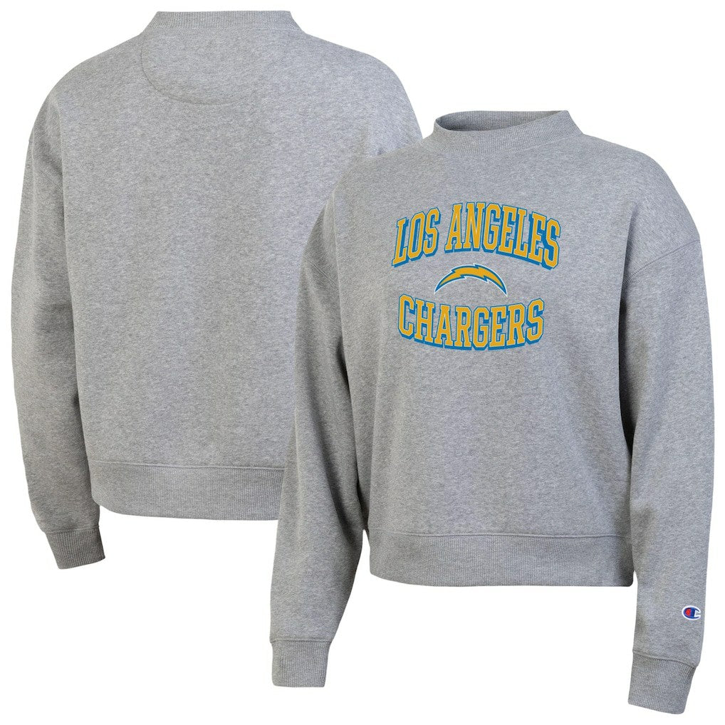 Los Angeles Chargers Champion Women's Triumph Tri-Blend Sweatshirt - Gray sale