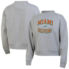 Miami Dolphins Champion Women's Triumph Tri-Blend Sweatshirt - Gray outlet