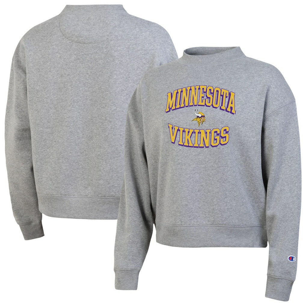Minnesota Vikings Champion Women's Triumph Tri-Blend Sweatshirt - Gray outlet