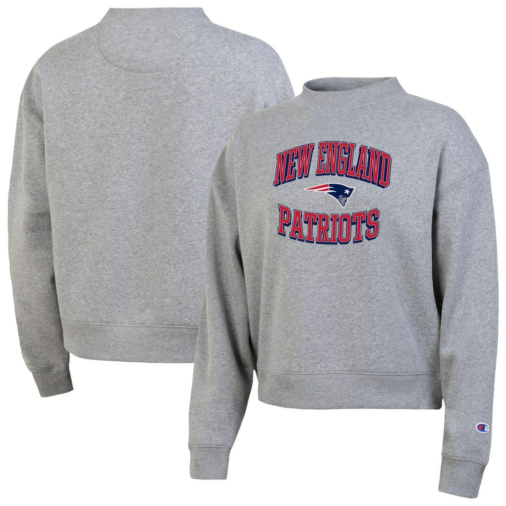New England Patriots Champion Women's Triumph Tri-Blend Sweatshirt - Gray cheap