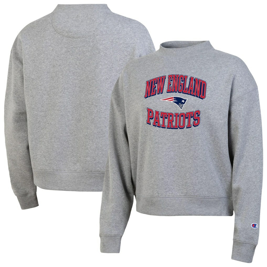 New England Patriots Champion Women's Triumph Tri-Blend Sweatshirt - Gray cheap