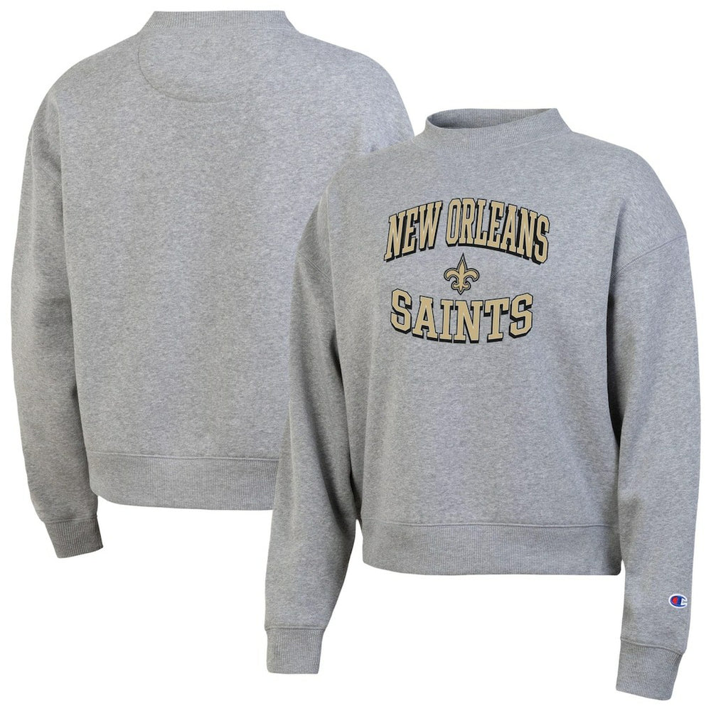 New Orleans Saints Champion Women's Triumph Tri-Blend Sweatshirt - Gray sale