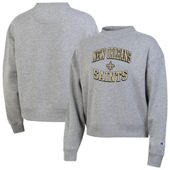 New Orleans Saints Champion Women's Triumph Tri-Blend Sweatshirt - Gray sale