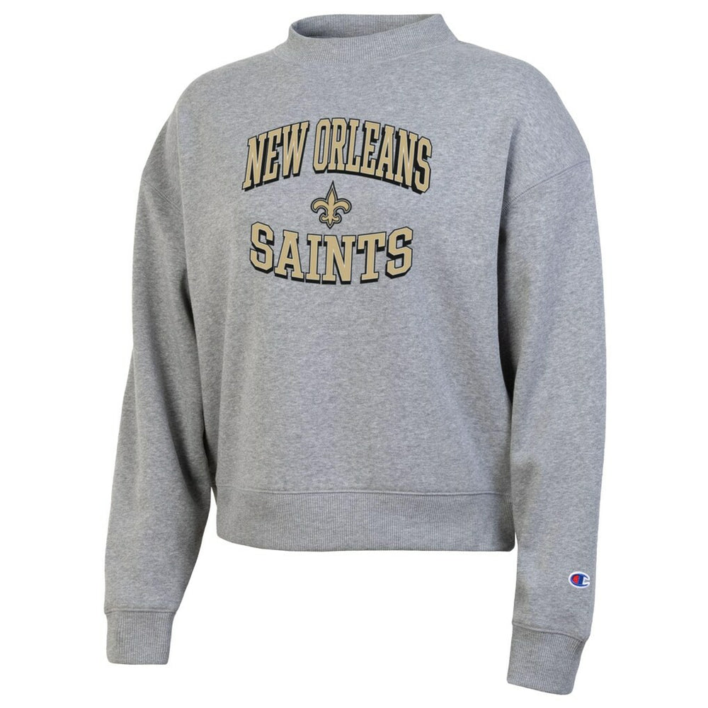 New Orleans Saints Champion Women's Triumph Tri-Blend Sweatshirt - Gray sale