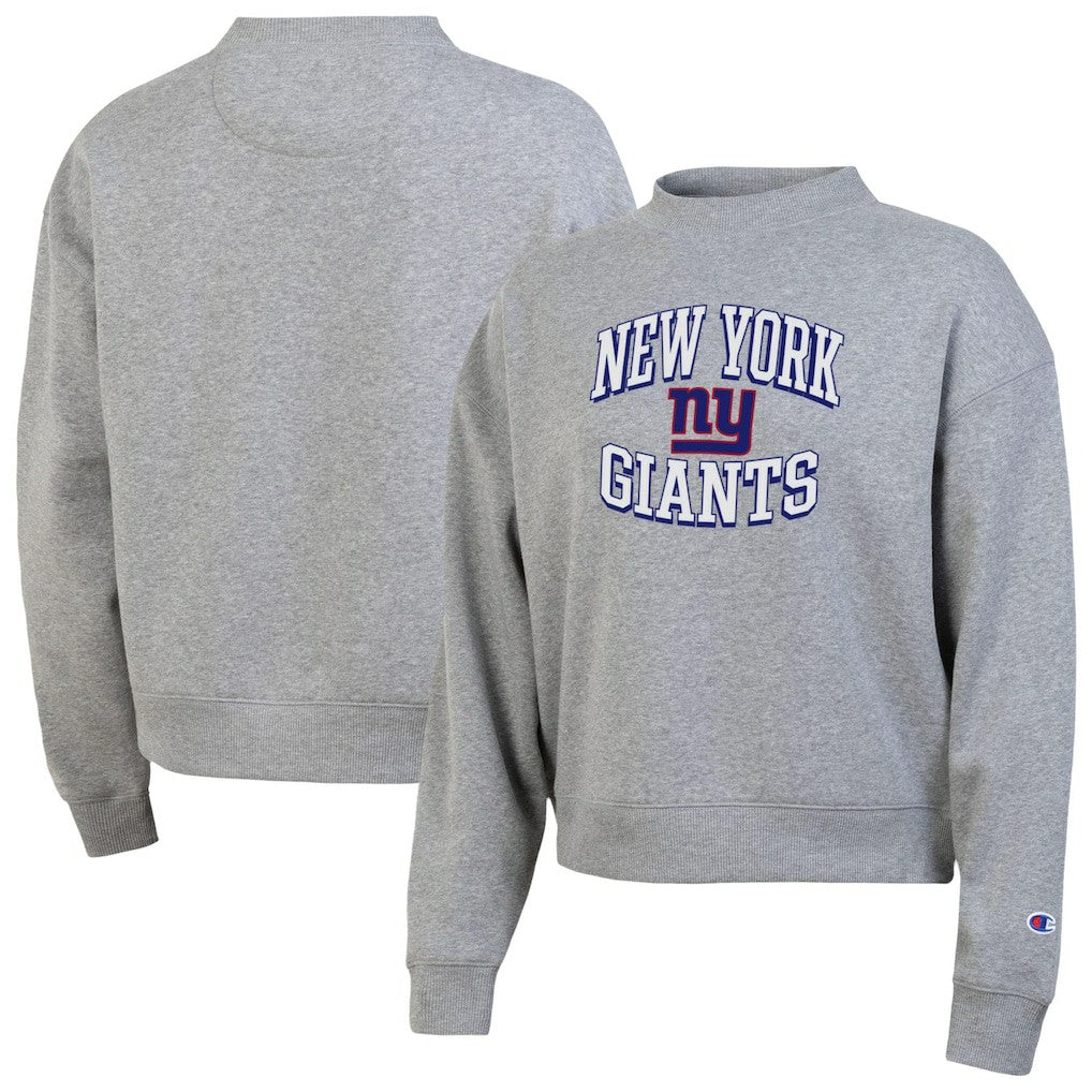 New York Giants Champion Women's Triumph Tri-Blend Sweatshirt - Gray outlet