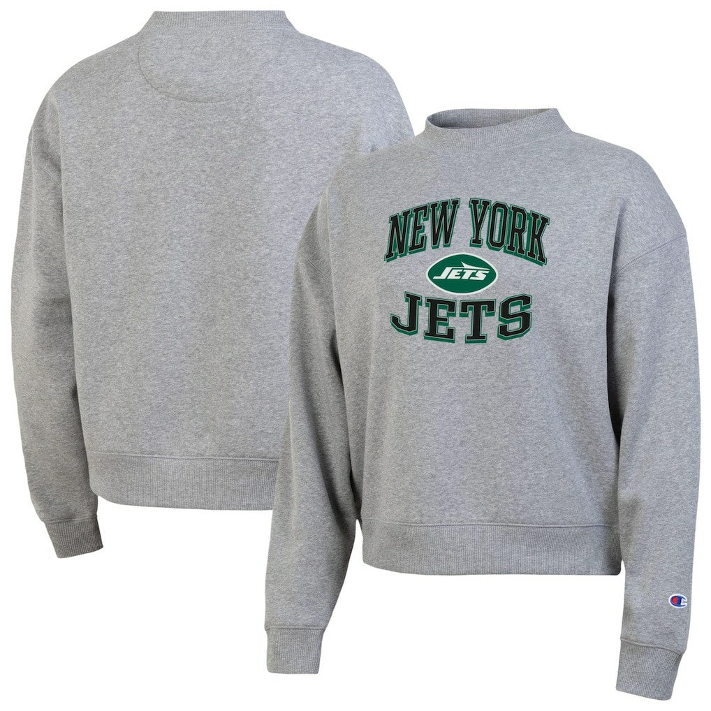 New York Jets Champion Women's Triumph Tri-Blend Sweatshirt - Gray cheap