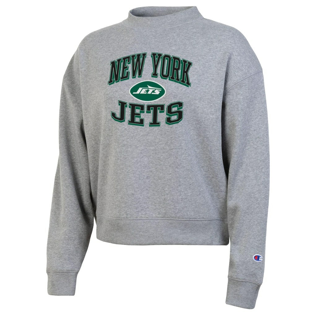 New York Jets Champion Women's Triumph Tri-Blend Sweatshirt - Gray cheap