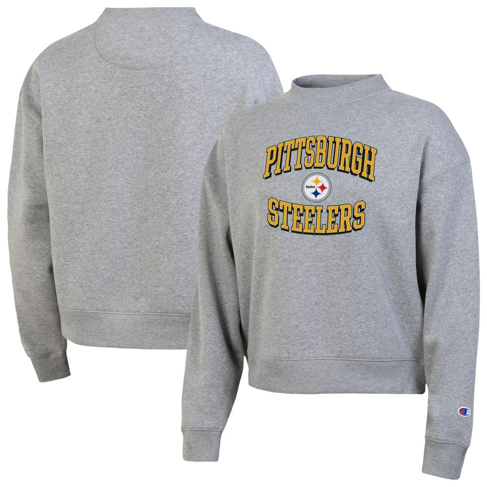 Pittsburgh Steelers Champion Women's Triumph Tri-Blend Sweatshirt - Gray cheap