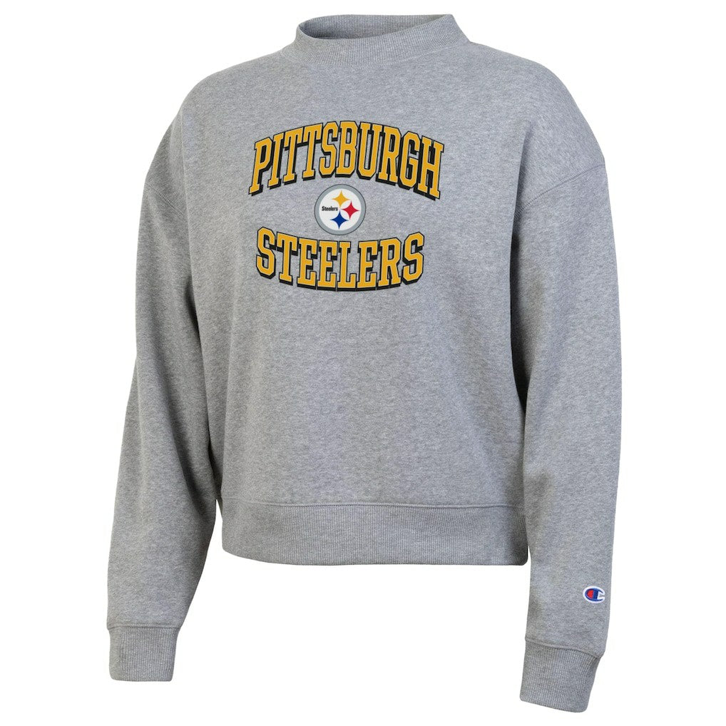 Pittsburgh Steelers Champion Women's Triumph Tri-Blend Sweatshirt - Gray cheap
