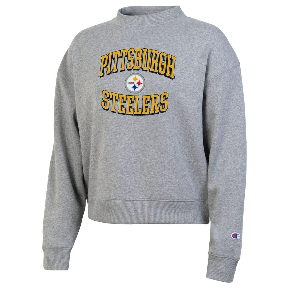 Pittsburgh Steelers Champion Women's Triumph Tri-Blend Sweatshirt - Gray cheap