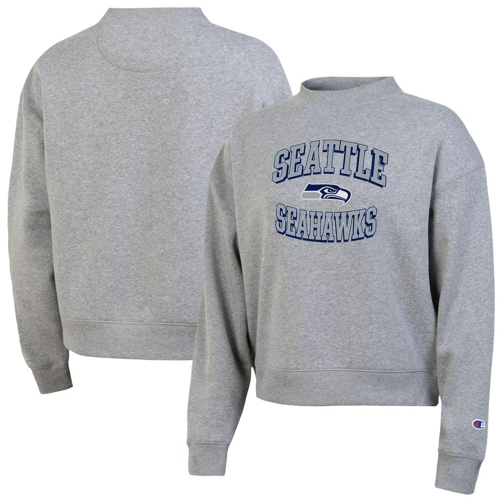 Seattle Seahawks Champion Women's Triumph Tri-Blend Sweatshirt - Gray sale