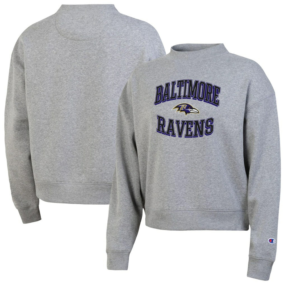 Baltimore Ravens Champion Women's Triumph Tri-Blend Sweatshirt - Gray on sale