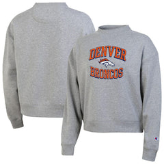 Denver Broncos Champion Women's Triumph Tri-Blend Sweatshirt - Gray discount