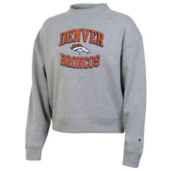 Denver Broncos Champion Women's Triumph Tri-Blend Sweatshirt - Gray discount