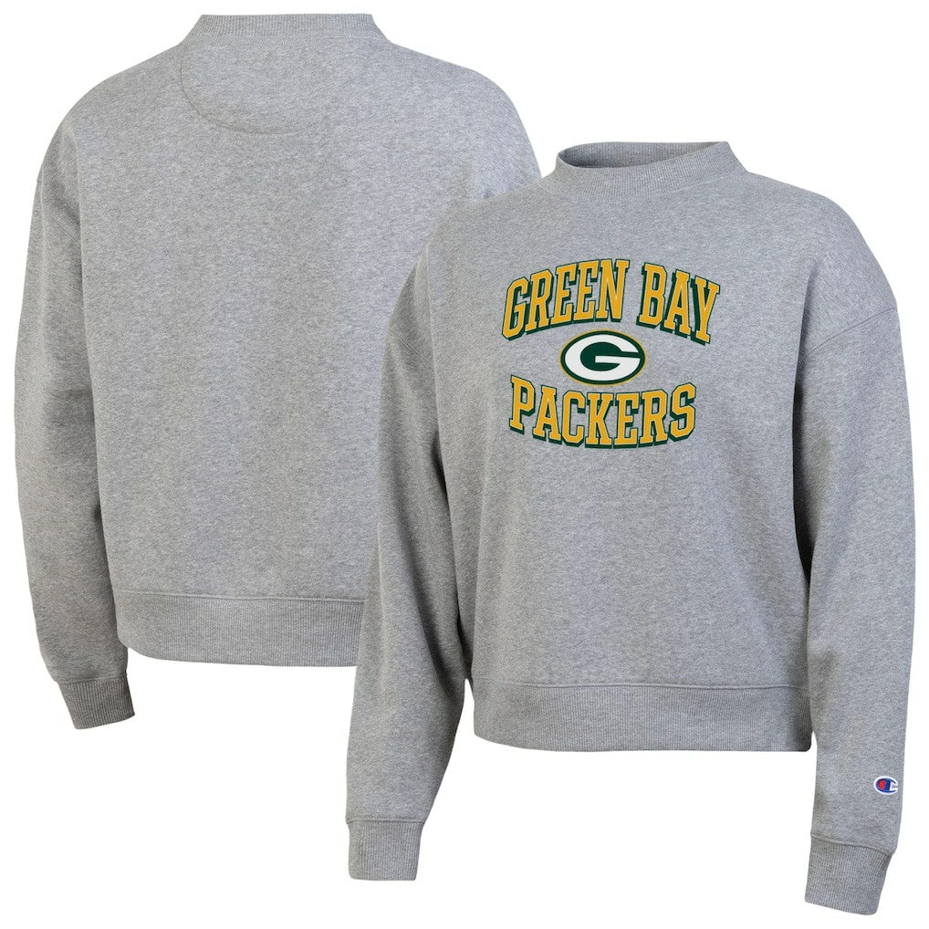 Green Bay Packers Champion Women's Triumph Tri-Blend Sweatshirt - Gray online
