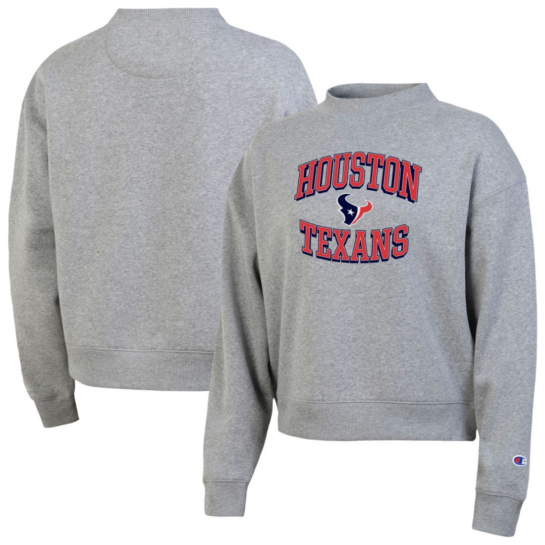 Houston Texans Champion Women's Triumph Tri-Blend Sweatshirt - Gray cheap