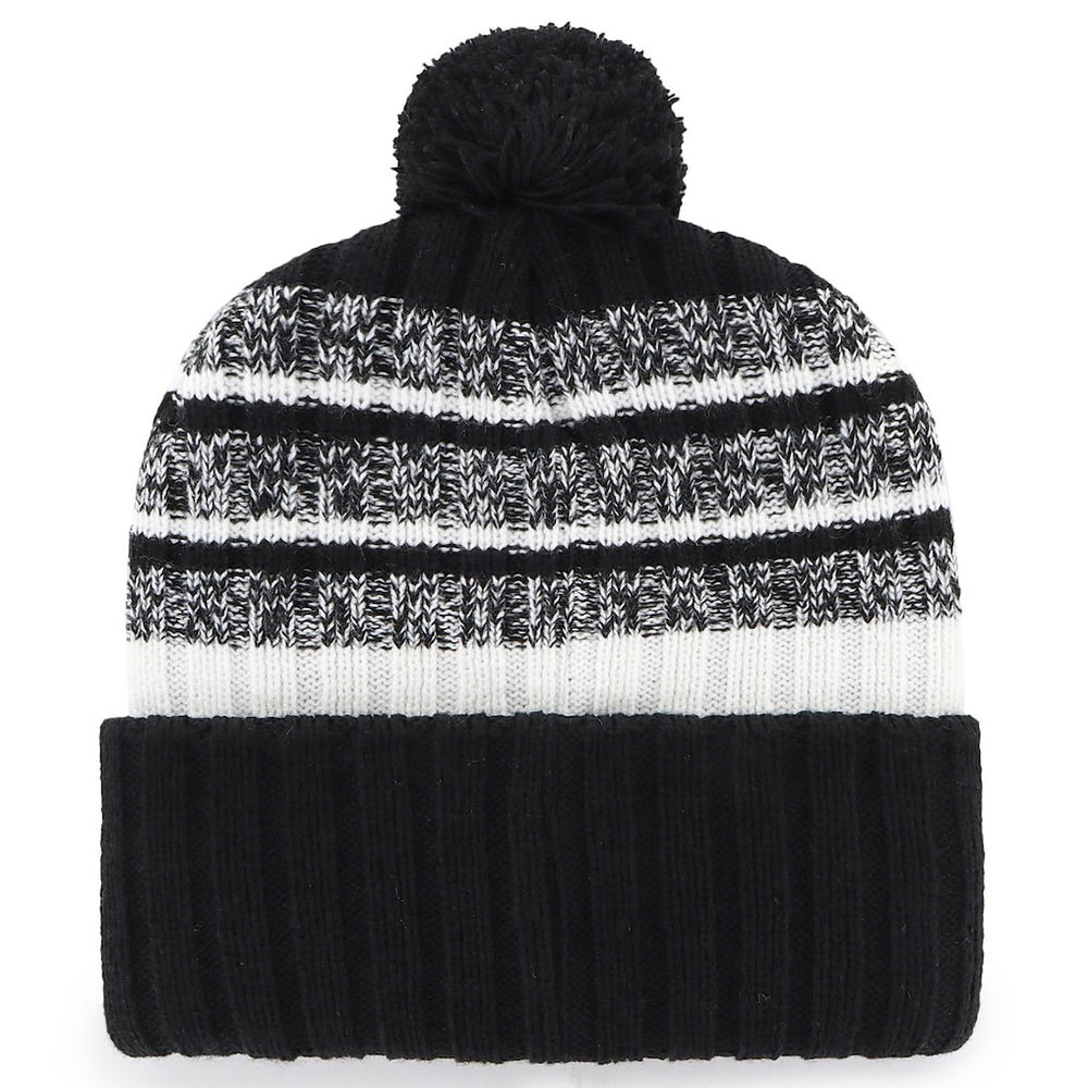 New England Patriots '47 2025 AFC Champions Tavern Cuffed Knit Hat with Pom - Black cheap