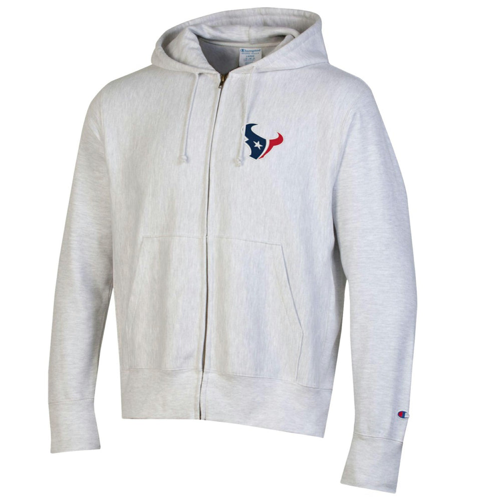 Houston Texans Champion Reverse Weave Full-Zip Hoodie - Gray cheap