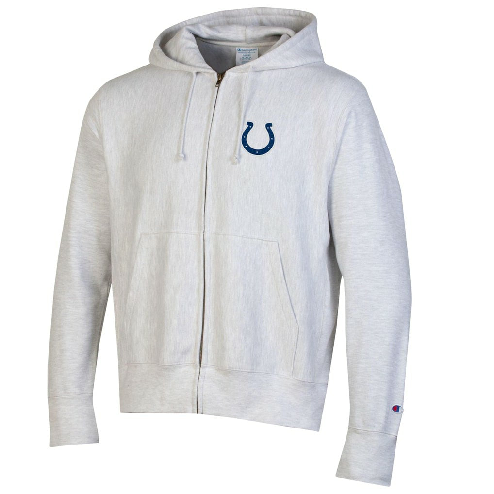 Indianapolis Colts Champion Reverse Weave Full-Zip Hoodie - Gray discount
