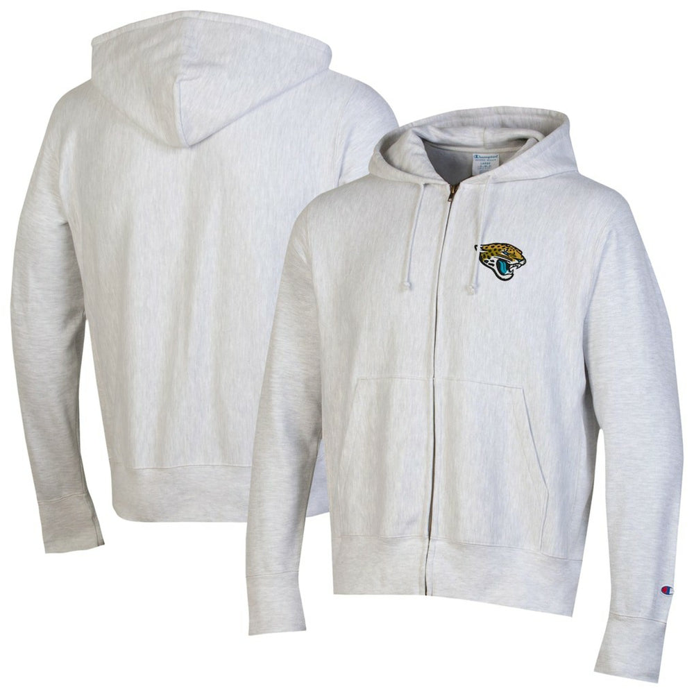 Jacksonville Jaguars Champion Reverse Weave Full-Zip Hoodie - Gray sale