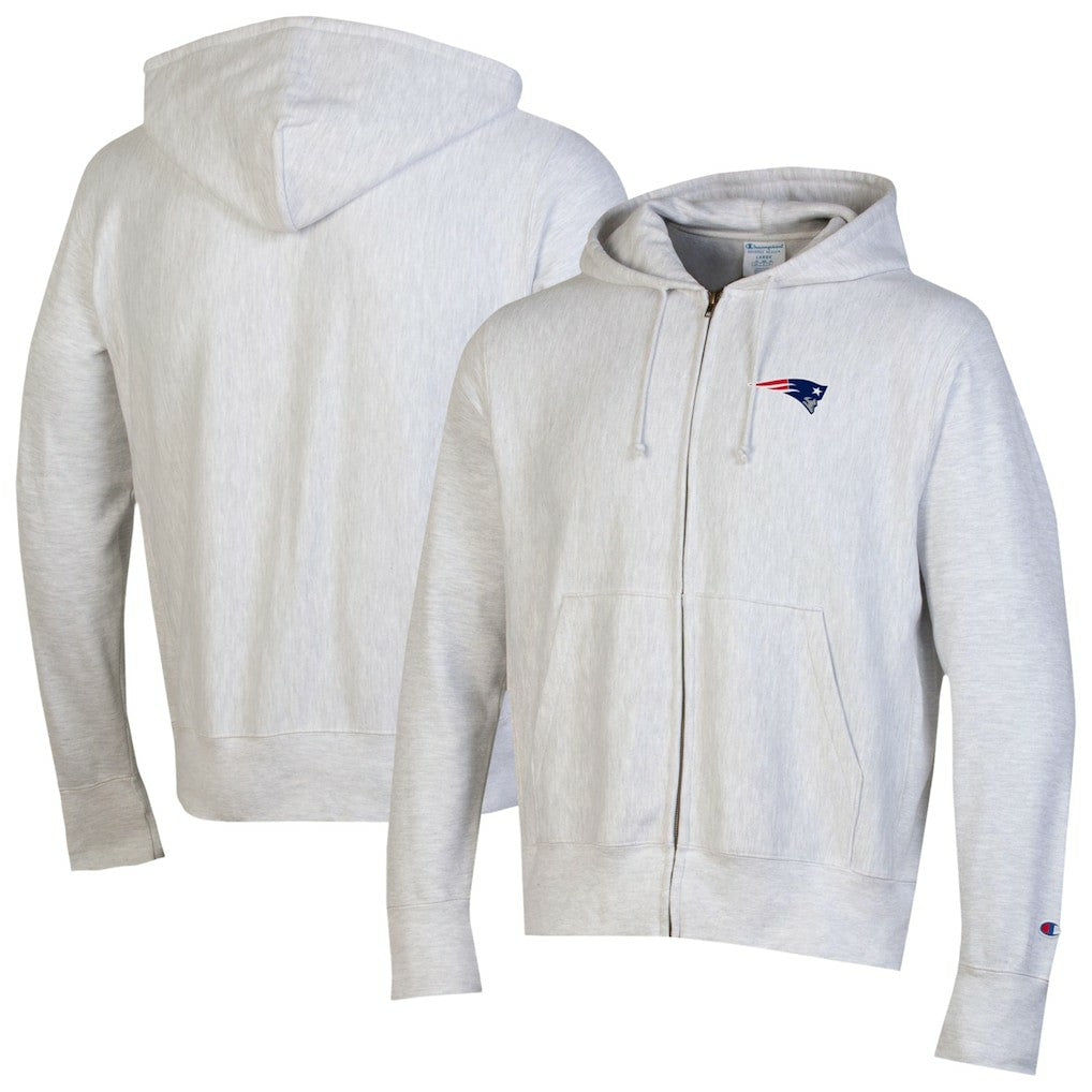 New England Patriots Champion Reverse Weave Full-Zip Hoodie - Gray for sale