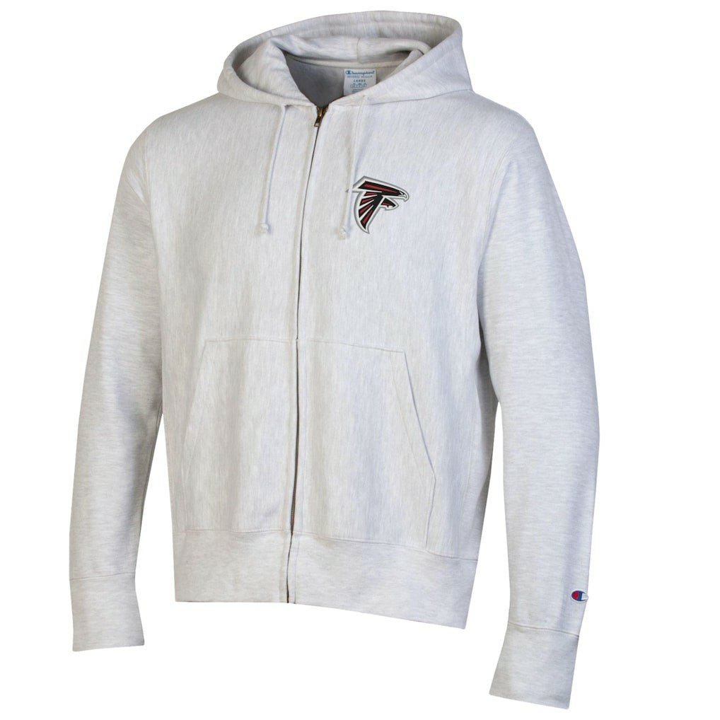 Atlanta Falcons Champion Reverse Weave Full-Zip Hoodie - Gray discount