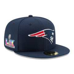 New England Patriots New Era Super Bowl LX Side Patch 59FIFTY Fitted Hat - Navy discount