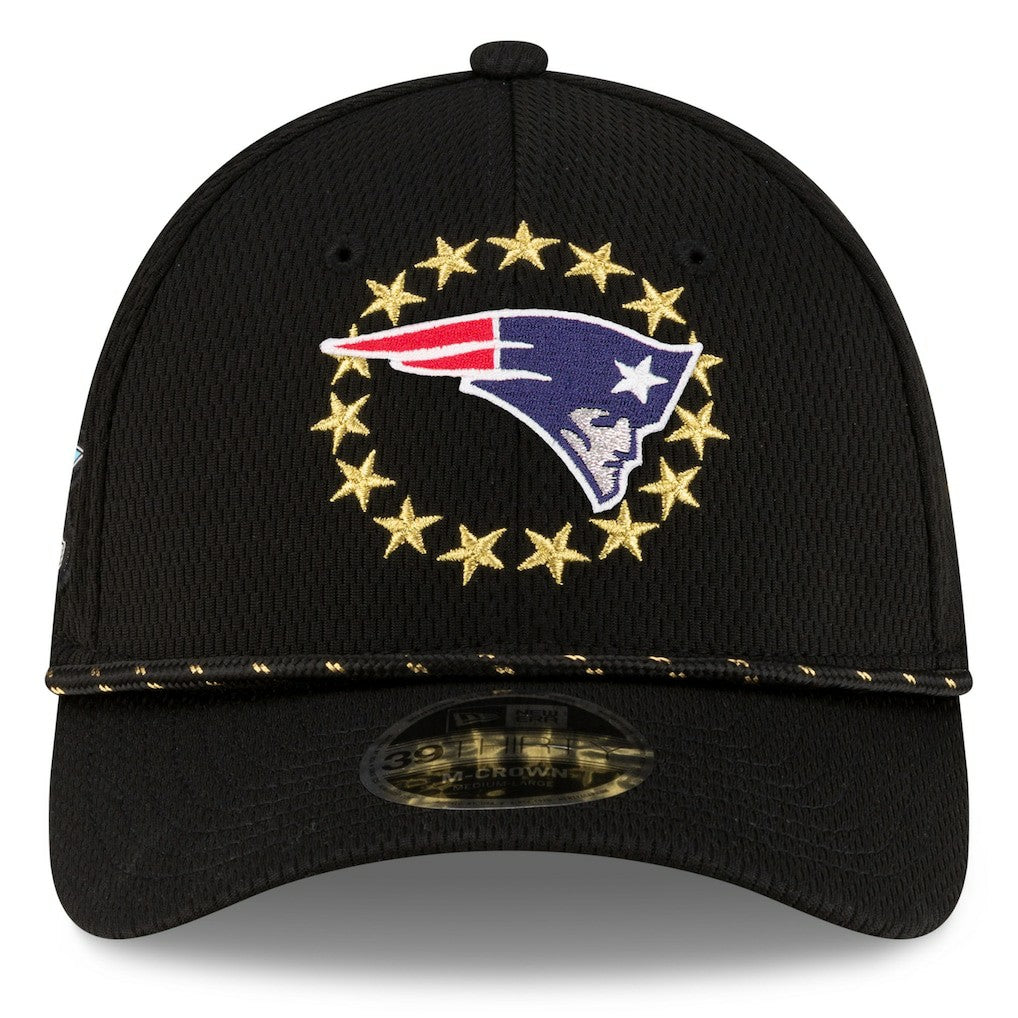 New England Patriots New Era Super Bowl LX 39THIRTY M-Crown Rope Flex Hat - Black sale