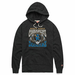 Los Angeles Dodgers Homage 2026 Gold Collection Grateful Dead Hoodie - Charcoal