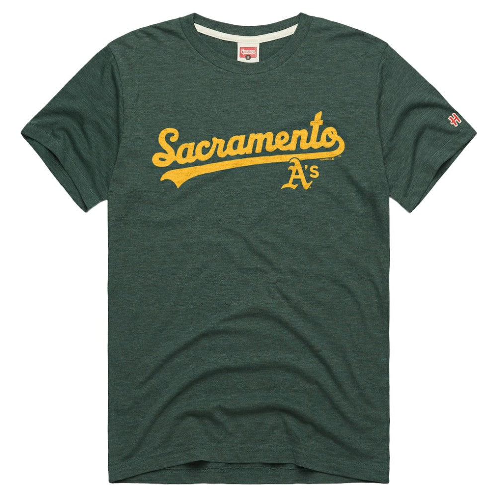 Athletics Homage Tri-Blend Hyperlocal T-Shirt - Green