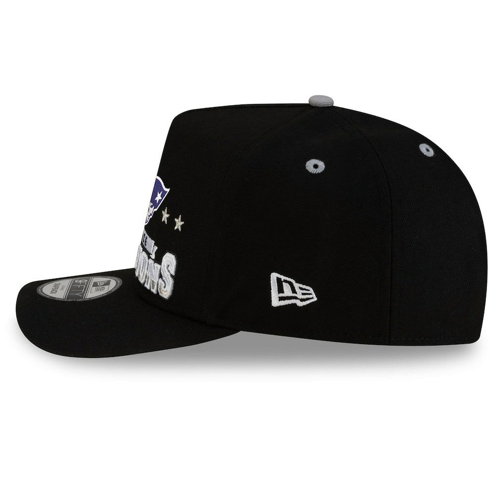New England Patriots New Era 2025 AFC Champions Locker Room Trophy Collection A-Frame 9FIFTY Snapback Hat - Black online
