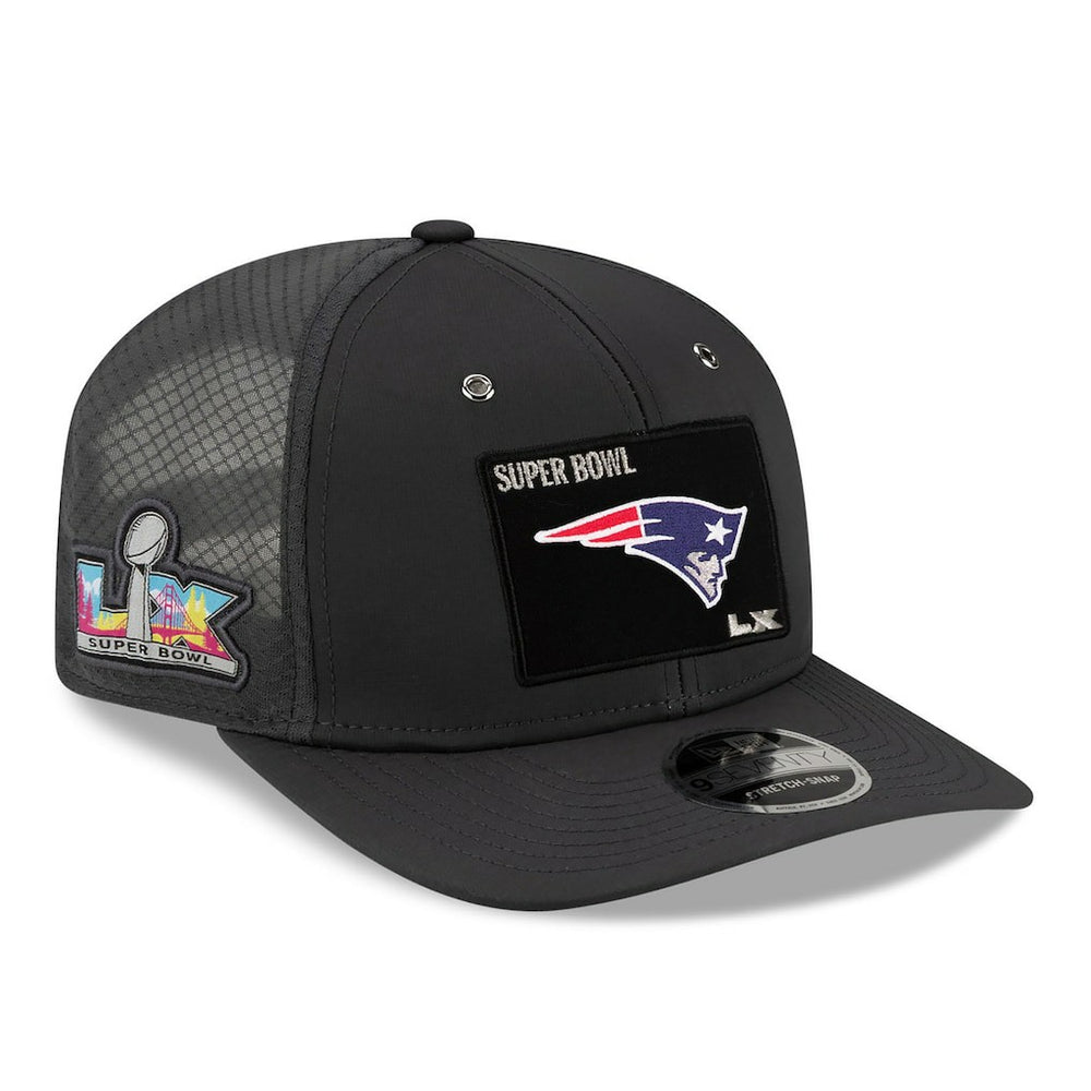 New England Patriots New Era Super Bowl LX Opening Night 9SEVENTY Adjustable Hat - Charcoal outlet