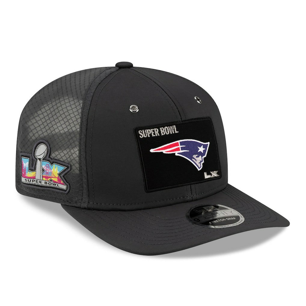 New England Patriots New Era Super Bowl LX Opening Night 9SEVENTY Adjustable Hat - Charcoal outlet