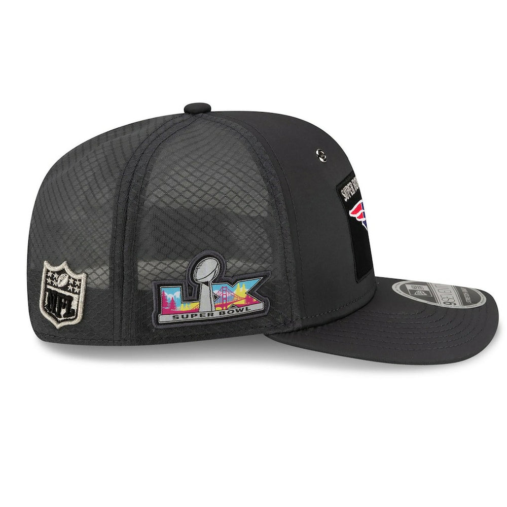 New England Patriots New Era Super Bowl LX Opening Night 9SEVENTY Adjustable Hat - Charcoal outlet