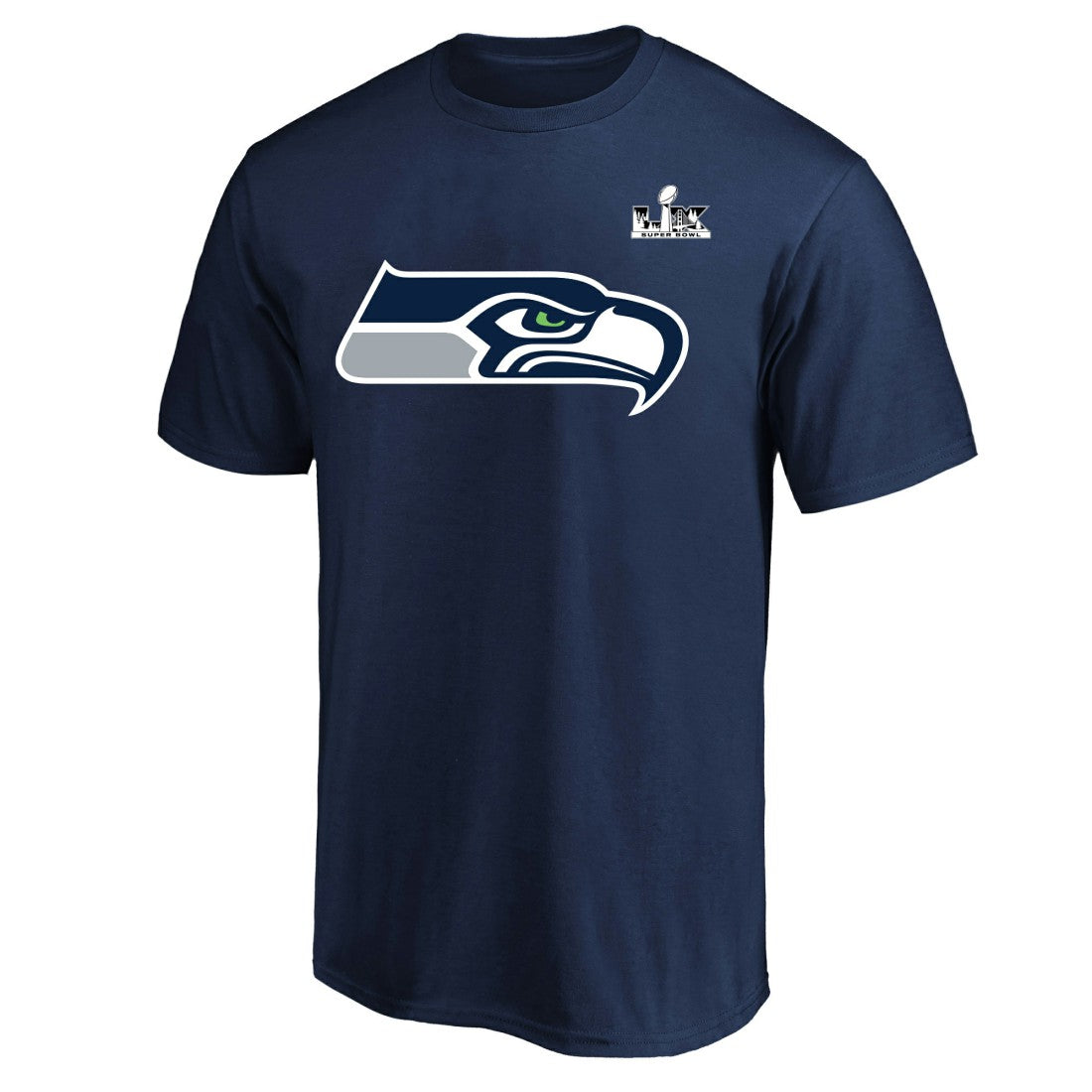 Jaxon Smith-Njigba Seattle Seahawks Super Bowl LX Patch Big & Tall Name & Number T-Shirt - College Navy cheap