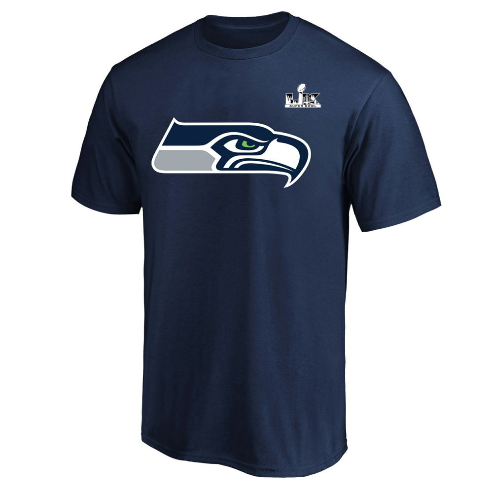 Jaxon Smith-Njigba Seattle Seahawks Super Bowl LX Patch Big & Tall Name & Number T-Shirt - College Navy cheap