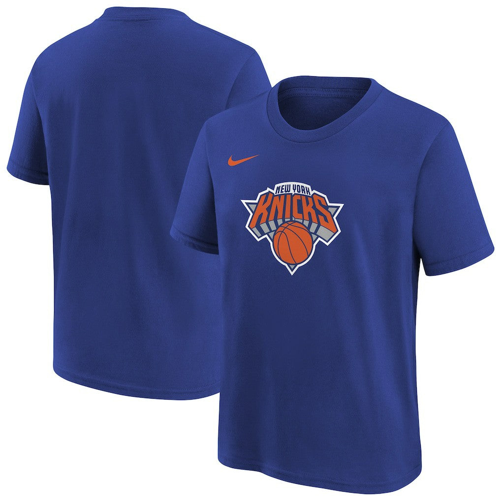 New York Knicks Youth Team Essential Logo T-Shirt - Blue | Nike online