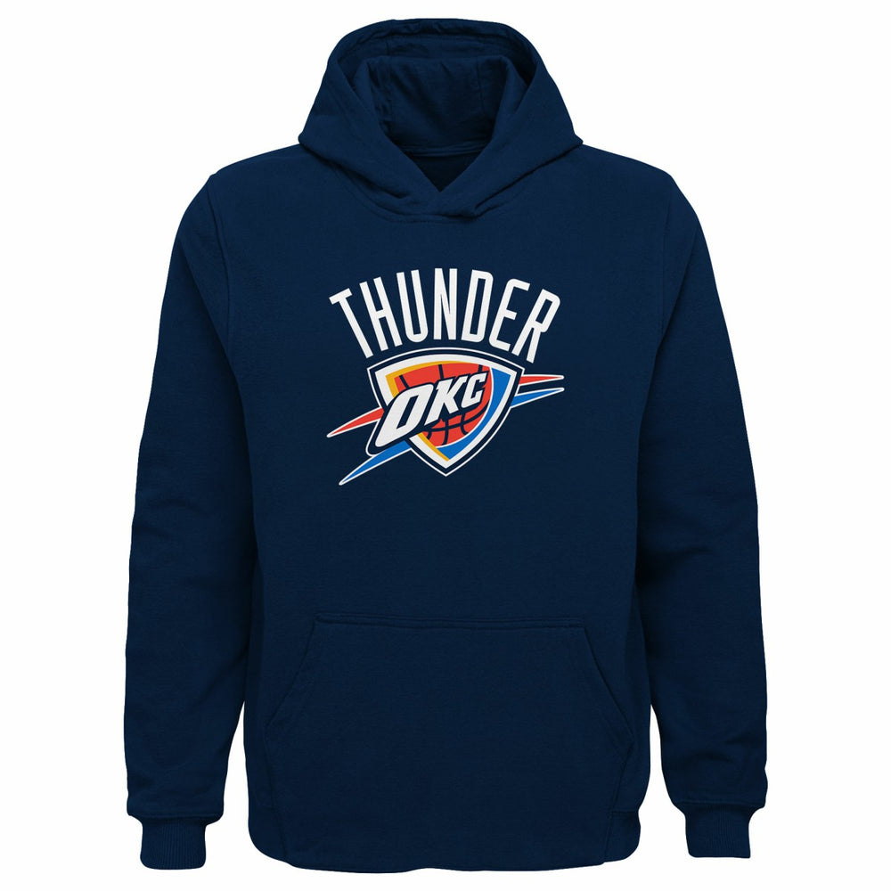 Oklahoma City Thunder Outerstuff Youth Primary Logo Pullover Hoodie - Navy outlet