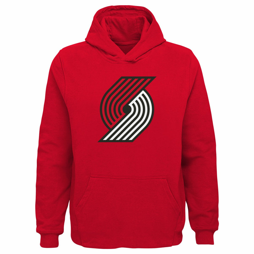 Portland Trail Blazers Outerstuff Youth Primary Logo Pullover Hoodie - Red discount