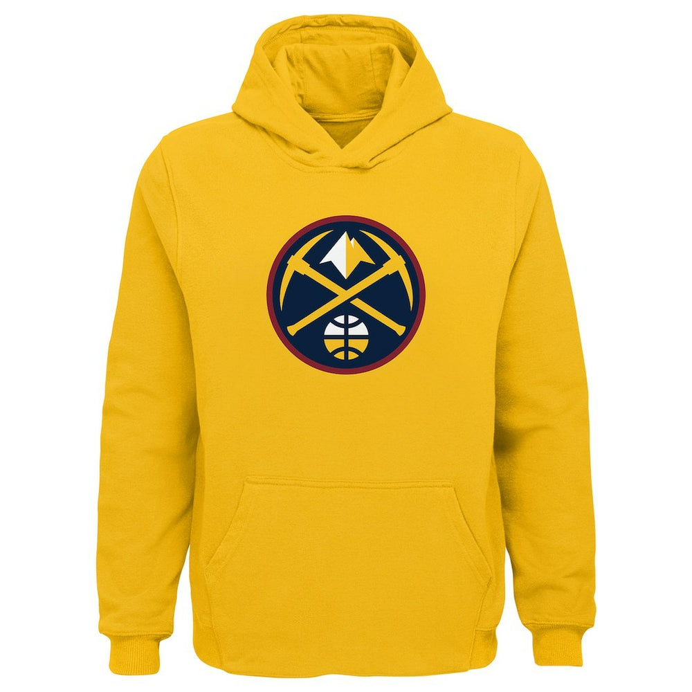 Denver Nuggets Outerstuff Youth Primary Logo Pullover Hoodie sale - Gold cheap