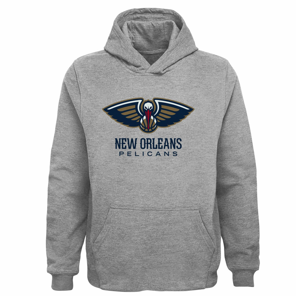 New Orleans Pelicans Outerstuff Youth Primary Logo Pullover Hoodie - Gray shop