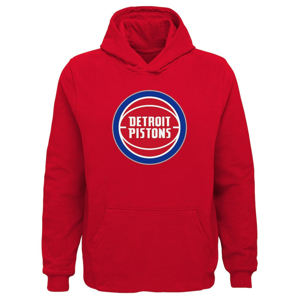 Detroit Pistons Outerstuff Youth Primary Logo Pullover Hoodie sale - Red cheap