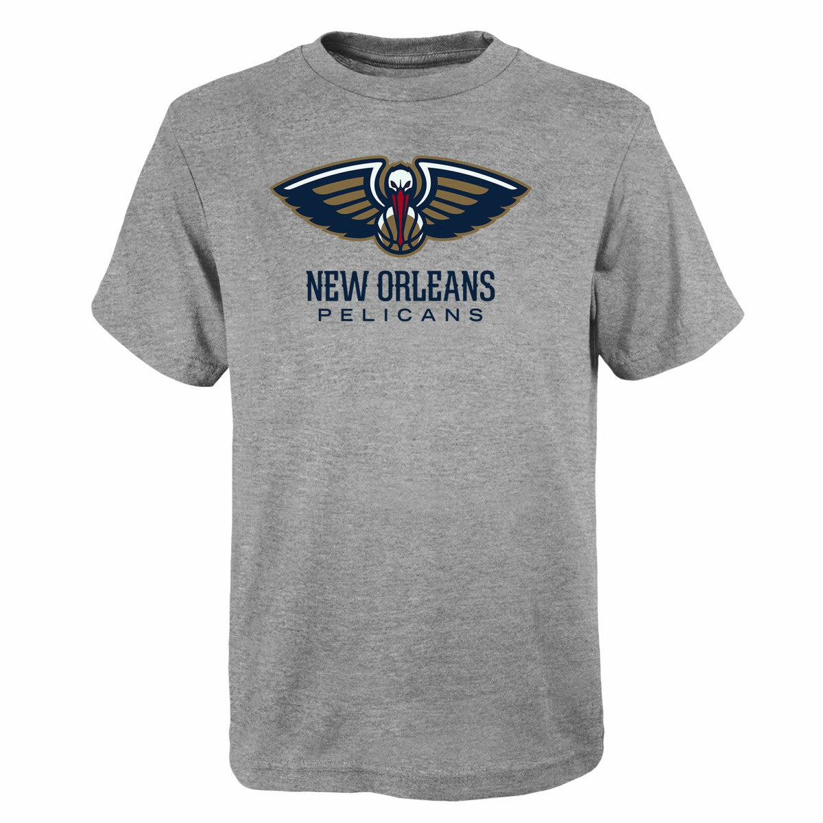 New Orleans Pelicans Outerstuff Youth Primary Logo T-Shirt - Gray outlet