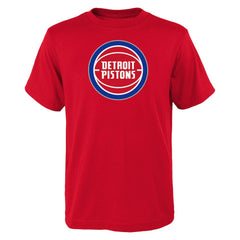 Detroit Pistons Outerstuff Youth Primary Logo T-Shirt sale - Red for sale
