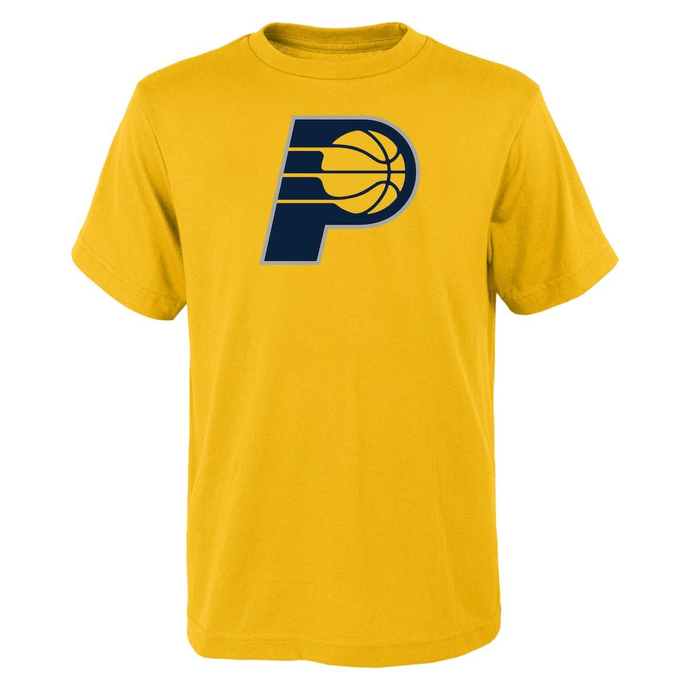 Indiana Pacers Outerstuff Youth Primary Logo T-Shirt - Yellow sale