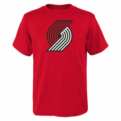 Portland Trail Blazers Outerstuff Youth Primary Logo T-Shirt - Red sale