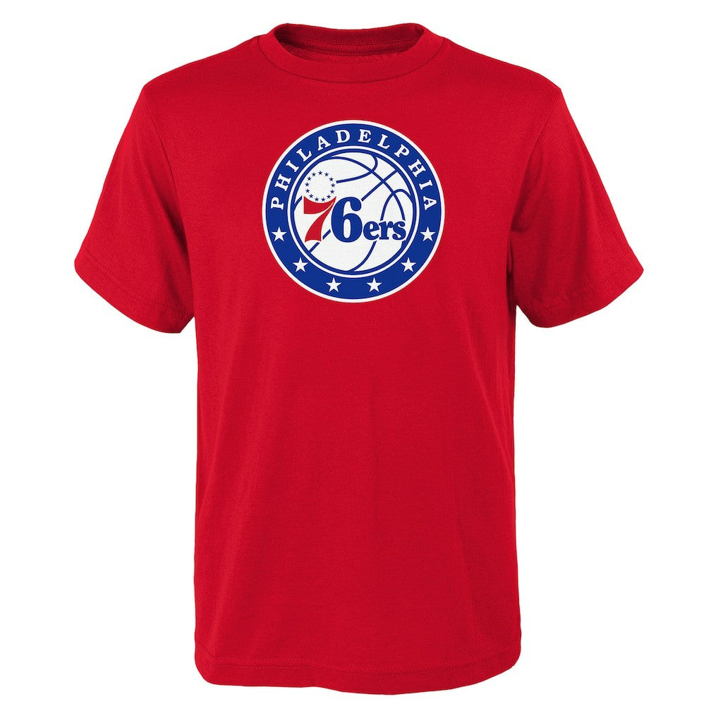 Philadelphia 76ers Outerstuff Youth Primary Logo T-Shirt - Red online