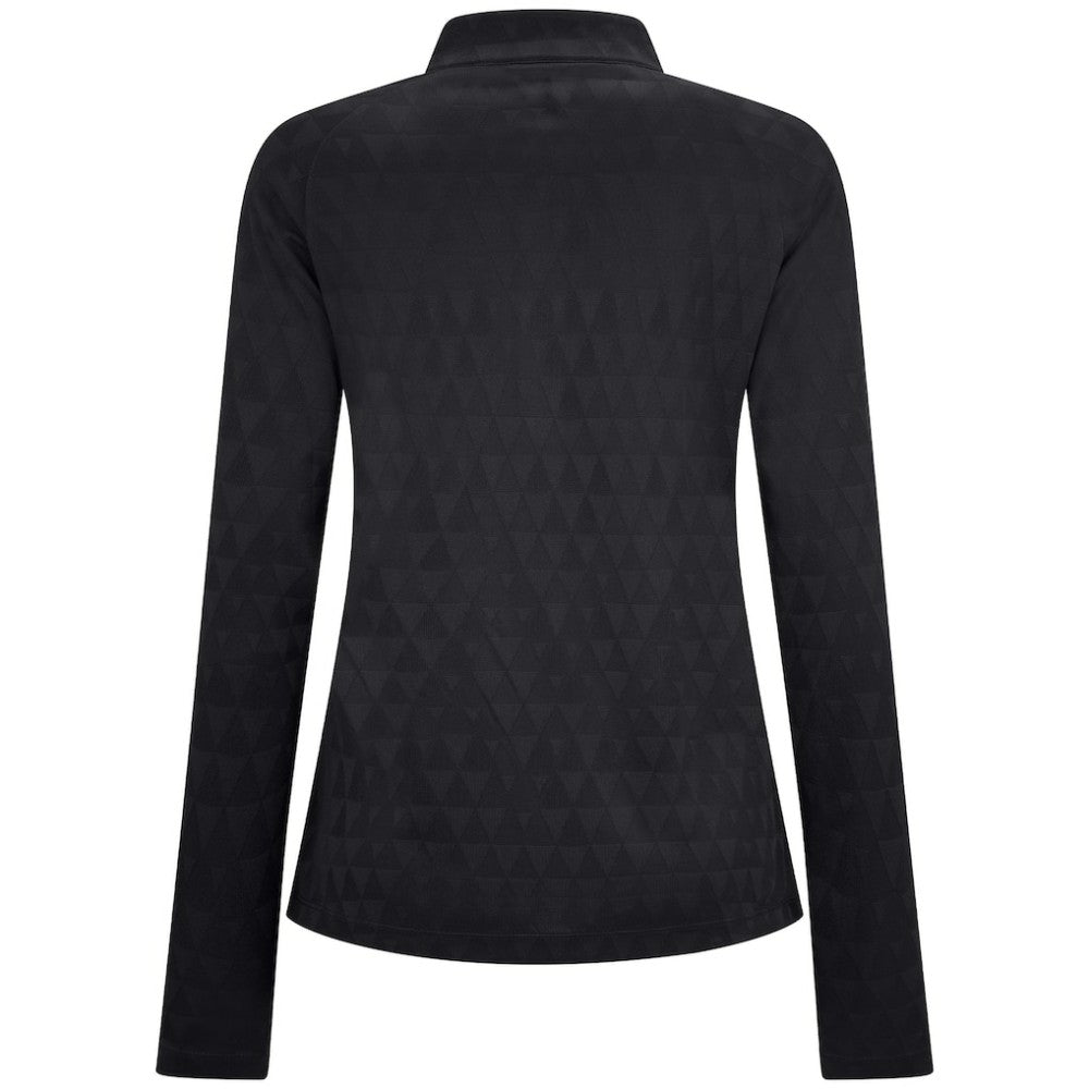 Minnesota Wild Levelwear Women's Spike Raglan Quarter-Zip Top Black